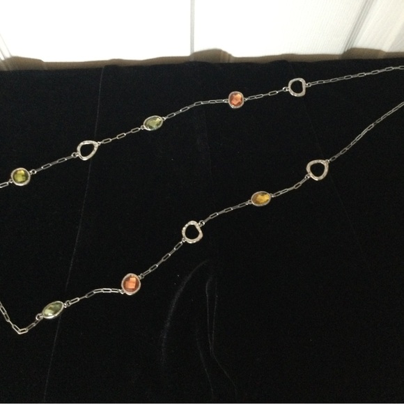 Lia Sophia Vintage Long Crystal Necklace - Picture 7 of 7
